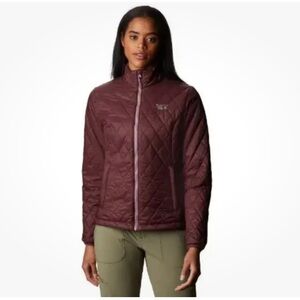 Mountain Hardwear Purple/eggplant jacket.